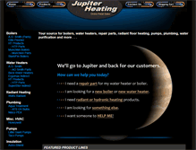 Tablet Screenshot of jupiterheating.com